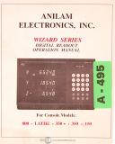 Anilam-Anilam Wizard 800 350+ 350 150, DRO Operations and Programming Manual 1994-150-350-350+-800-01